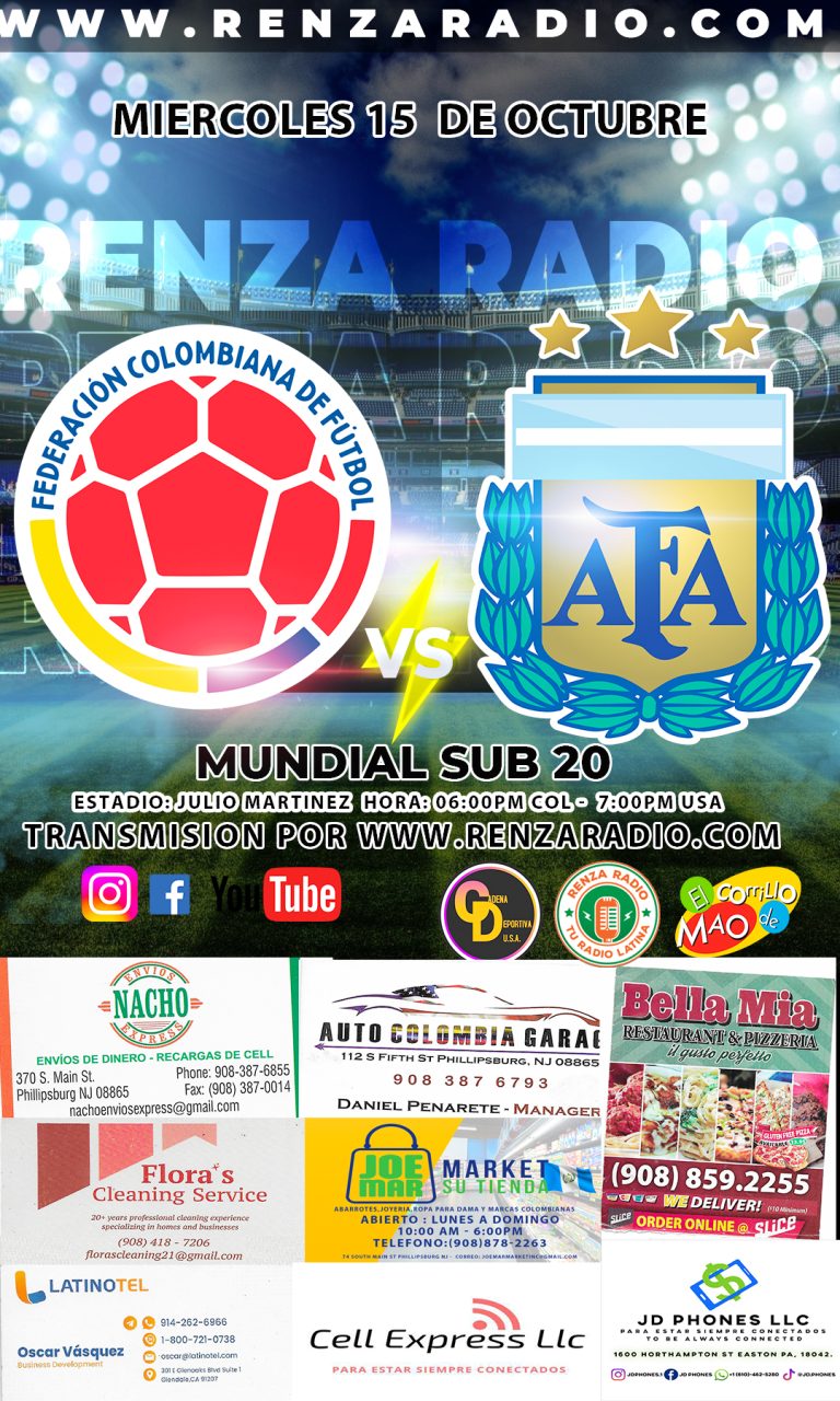 Colombia vs. Argentina, ¡Por un cupo a la Gran Final del Mundial Sub – 20!