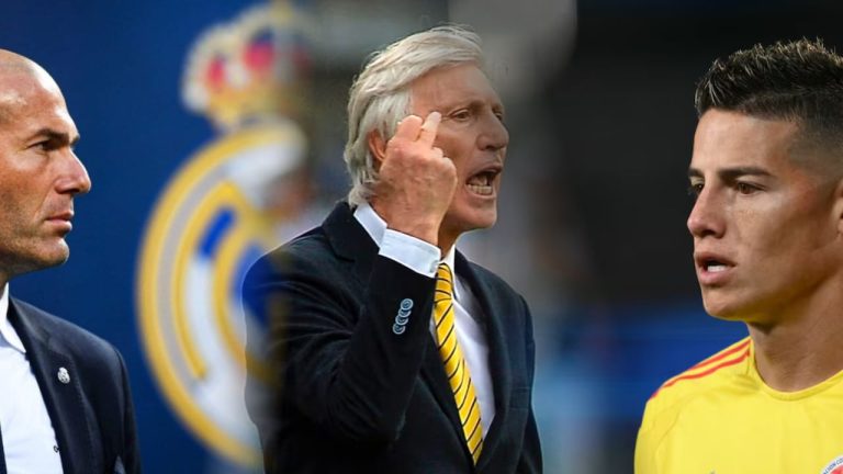 Pékerman destapa diálogo privado con Zidane sobre el futuro de James Rodríguez en el Madrid