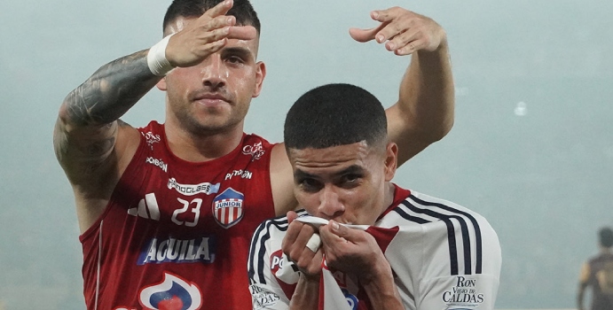 Enamorado el líder de la goleada del Junior ante Tolima en la final