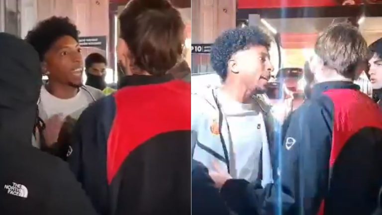 Mojica es increpado por hinchas españoles