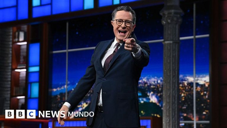 El presentador Stephen Colbert dice que CBS canceló una entrevista con un político demócrata