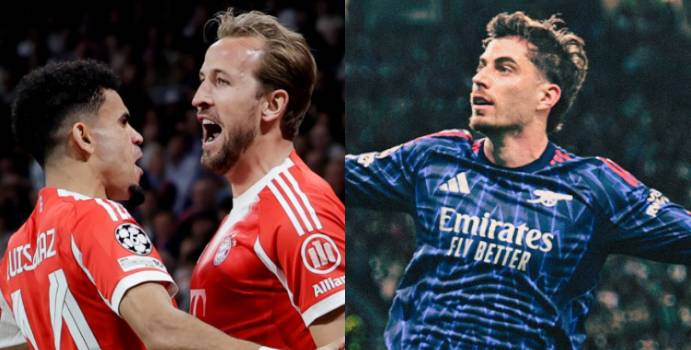 Bayern Múnich y Arsenal toman ventaja en los cuartos de Champions