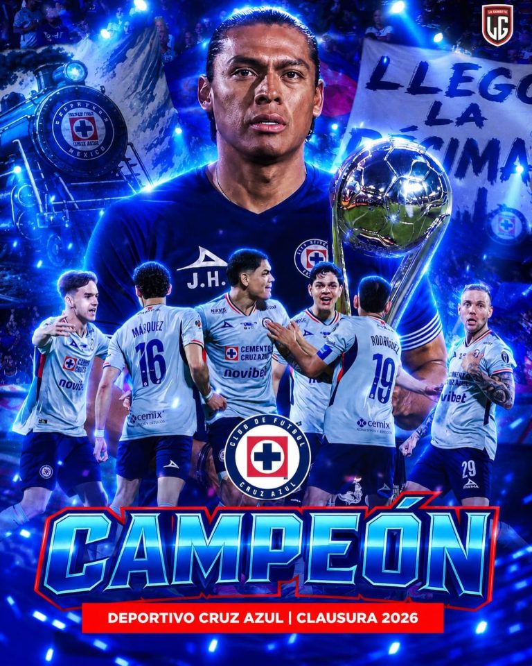 ¡CRUZ AZUL ES CAMPEÓN DEL FÚTBOL MEXICANO!