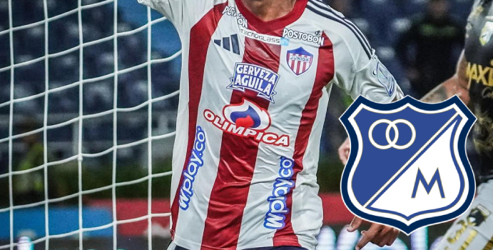 Jhomier Guerrero saldría de Junior para ir a Millonarios