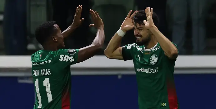 Palmeiras goleó a Junior y lo dejó sin Copa Sudamericana 2026