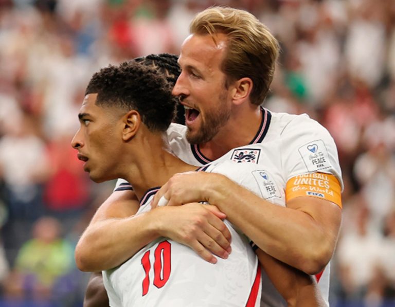 Inglaterra venció 4×2 a Croacia con goles de los “divos” Kane, Bellingham y Rashford