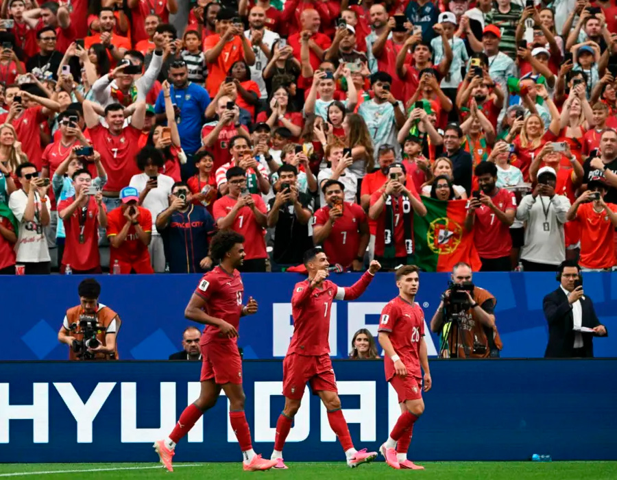 Portugal 5 x Uzbekistán 0 con ¡doblete de Cristiano Ronaldo!