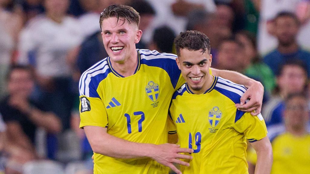 Brutal goleada de Suecia, nuevo líder del Grupo de Japón y Países Bajos