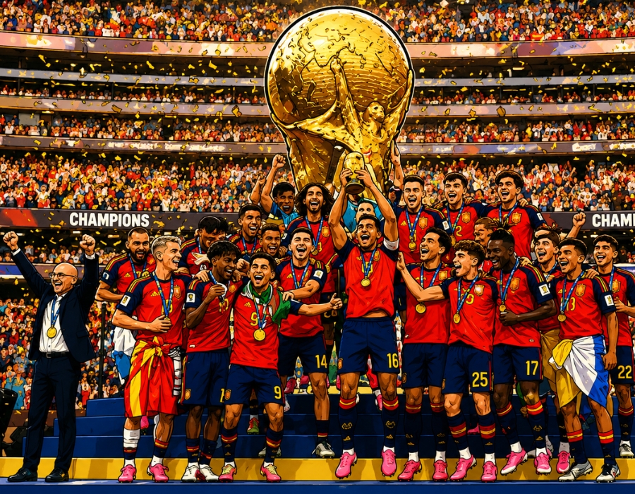 Derrotó a Argentina 1×0 ¡Que viva España, campeona del Mundo!