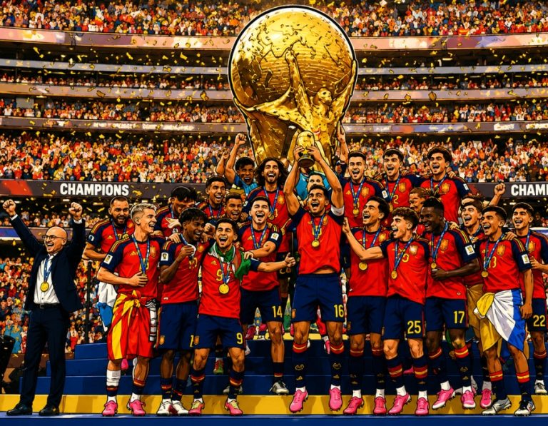 Derrotó a Argentina 1×0 ¡Que viva España, campeona del Mundo!
