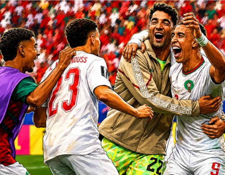 Marruecos goleó a Canadá 3×0 y se instaló en cuartos de final del Mundial