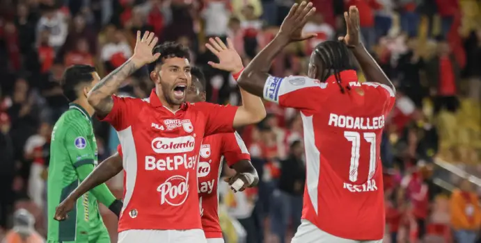 Santa Fe venció a Caracas en ida de los playoffs de Sudamericana