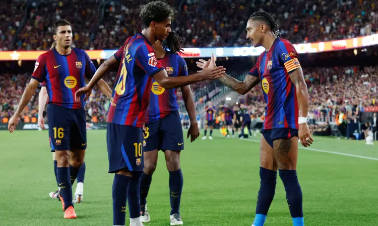 Barcelona goleó al Rayo Vallecano y es líder de LaLiga 2026-2027