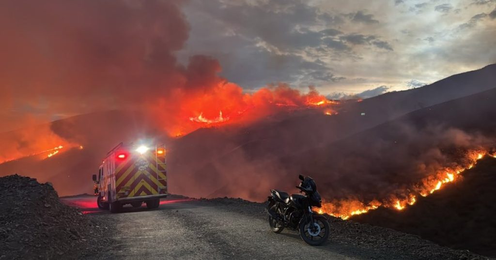 Incendio forestal en Yumbo completa más de 15 horas; hay más de 120 hectáreas afectadas
