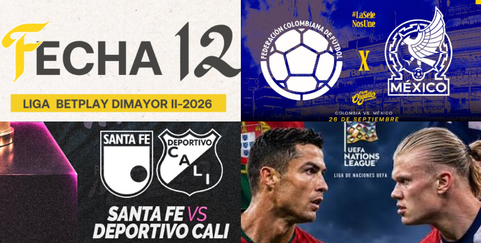 Programación deportiva fin de semana: 26 y 27 de septiembre