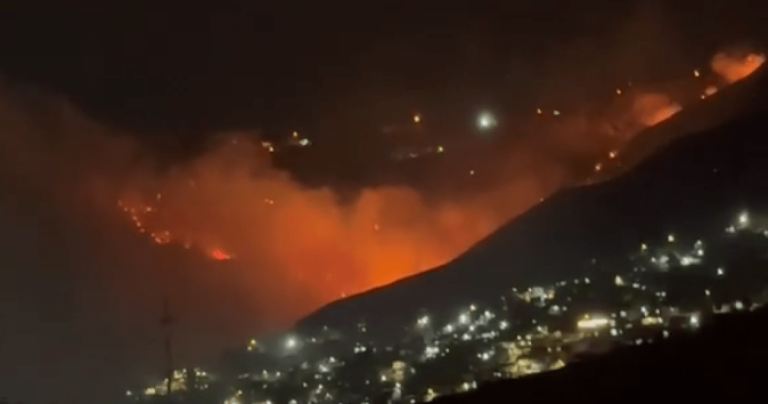 Incendio en cerros de Alto Menga (Cali) deja cinco viviendas afectadas y dos heridos