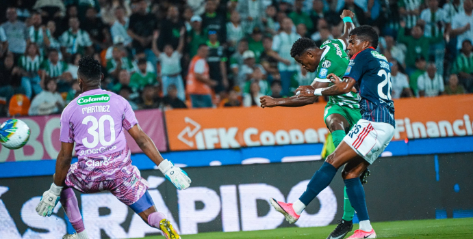 Atlético Nacional prácticamente sentencia a Junior de Barranquilla